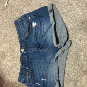 Denim shorts
